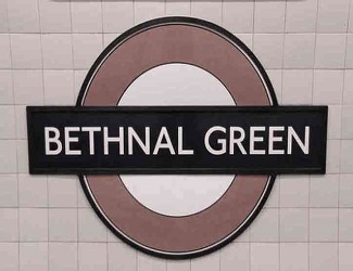 Huanted Bethnal Green tube station